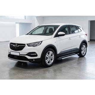 Бокові пороги RedLine V1 (2 шт, алюміній) Opel Grandland X 2017- рр. фото 1