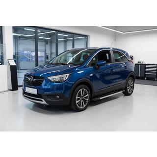 Бокові пороги RedLine V1 (2 шт., алюміній) Opel Crossland X 2017-2024 рр. фото 1