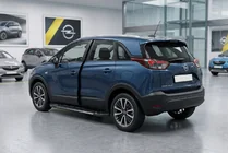 Opel Crossland X 2017-2024 рр. Бокові пороги RedLine Black (2 шт., алюміній) фото 1