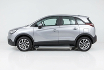 Opel Crossland X 2017-2024 рр. Бокові пороги Rainbow (2 шт., алюміній) фото 1