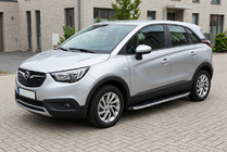 Opel Crossland X 2017-2024 рр. Бокові пороги Fullmond (2 шт., алюміній) фото 1