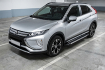 Mitsubishi Eclipse Cross 2017- рр. Бокові пороги RedLine V1 (2 шт., алюміній) фото 1