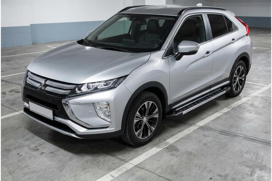 Mitsubishi Eclipse Cross 2017- рр. Бокові пороги RedLine V1 (2 шт., алюміній) Image