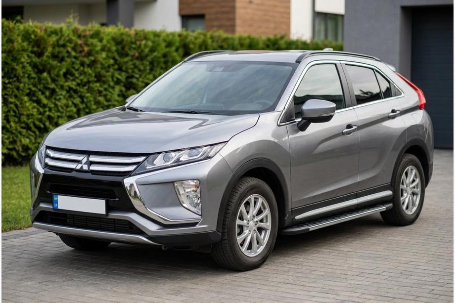 Mitsubishi Eclipse Cross 2017- рр. Бокові пороги Duru (2 шт., алюміній) Image