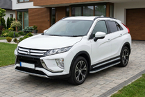 Mitsubishi Eclipse Cross 2017- рр. Бокові пороги Tayga (2 шт., алюміній) фото 1
