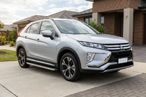 Mitsubishi Eclipse Cross 2017- рр. Бокові пороги BlackLine (2 шт, алюміній) фото 1