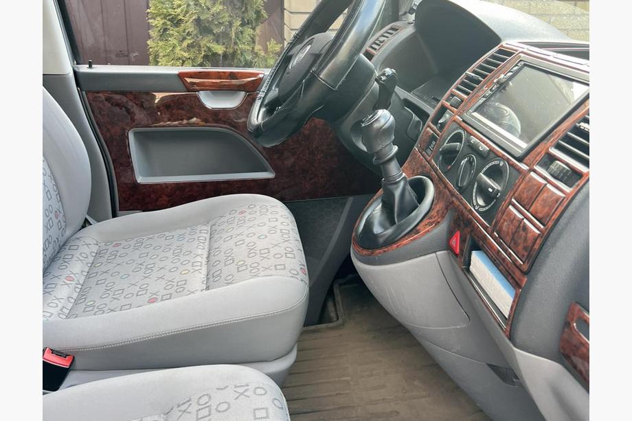 Volkswagen T5 Multivan 2003-2010 рр. Накладки на дверні карти Дерево Фото 7