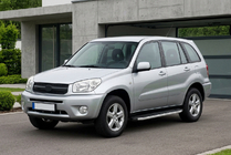 Toyota Rav 4 2001-2005 рр. Бокові пороги Fullmond (2 шт., алюміній) фото 1