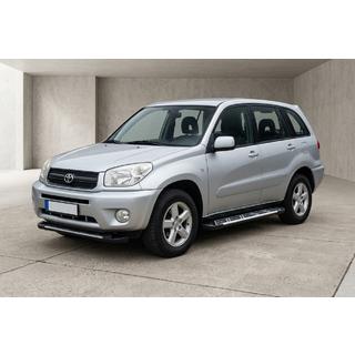 Бокові пороги Sunrise (2 шт., алюміній) Toyota Rav 4 2001-2005 рр. фото 1