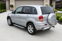 Toyota Rav 4 2001-2005 рр. Бокові пороги Line (2 шт., алюміній) фото 1