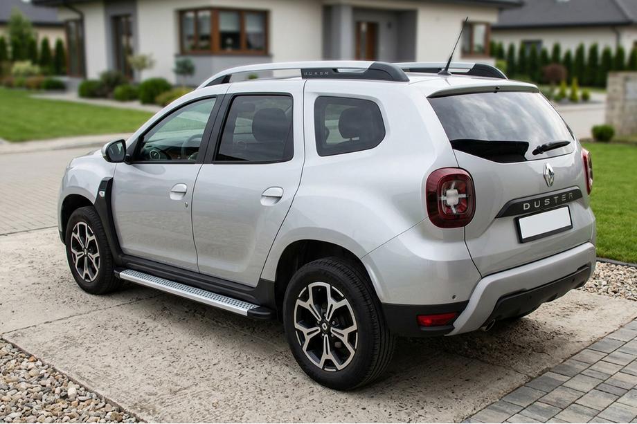 Dacia Duster 2018-2024 рр. Бокові пороги Maya V2 (2 шт., алюміній) Image