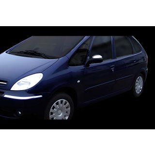 Накладки на дзеркала (2 шт, нерж.) Citroen Xsara Picasso 1999-2012 рр. фото 4