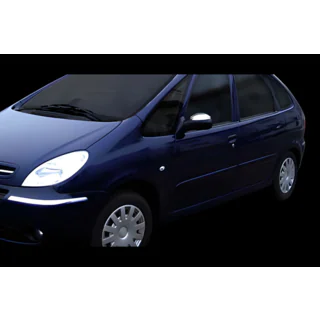 Накладки на дзеркала (2 шт, нерж.) Citroen Xsara Picasso 1999-2012 рр. фото 4