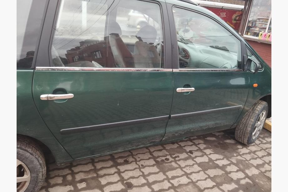 Seat Alhambra 1996-2010 рр. Накладки на ручки (4 шт, нерж) Фото 3