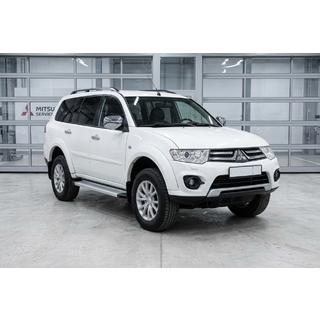 Бокові пороги Maya V2 (2 шт., алюміній) Mitsubishi Pajero Sport 2008-2015 рр. фото 1