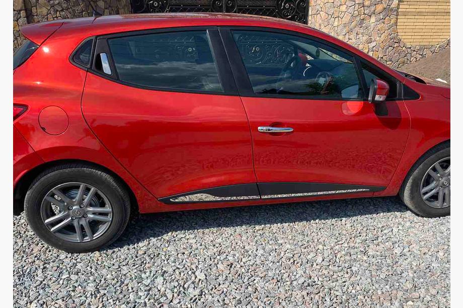 Renault Clio IV 2012-2019 рр. Накладки на дверні ручки HB (4шт, нерж) Image