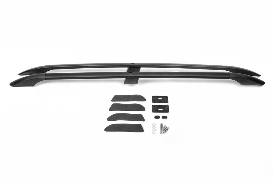 Renault Scenic/Grand 2003-2009 рр. Рейлінги Чорні (2 шт) Коротка база Фото 10