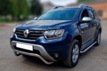 Renault Duster 2018-2024 рр. Кенгурятник WT007 (нерж.) фото 3