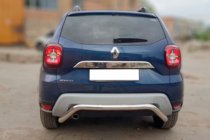 Dacia Duster 2018-2024 рр. Задній захист AK007 (нерж.) фото 2