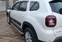 Dacia Duster 2018-2024 рр. Бокові пороги Premium (2 шт., нерж.) фото 10