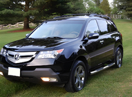 Acura MDX 2007-2013 рр. Бічні труби (2 шт, нерж) фото 3