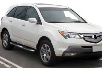 Acura MDX 2007-2013 рр. Бічні труби (2 шт, нерж) фото 1