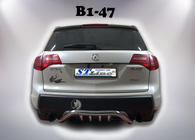 Acura MDX 2007-2013 рр. Задній захист B1-47 (нерж) фото 4