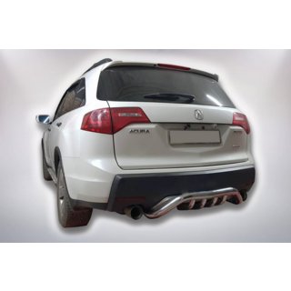 Задній захист B1-47 (нерж) Acura MDX 2007-2013 рр. фото 3