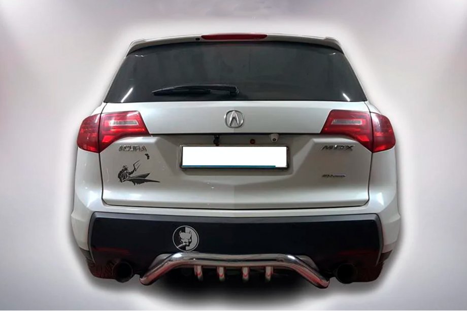 Acura MDX 2007-2013 рр. Задній захист B1-47 (нерж) Фото 1