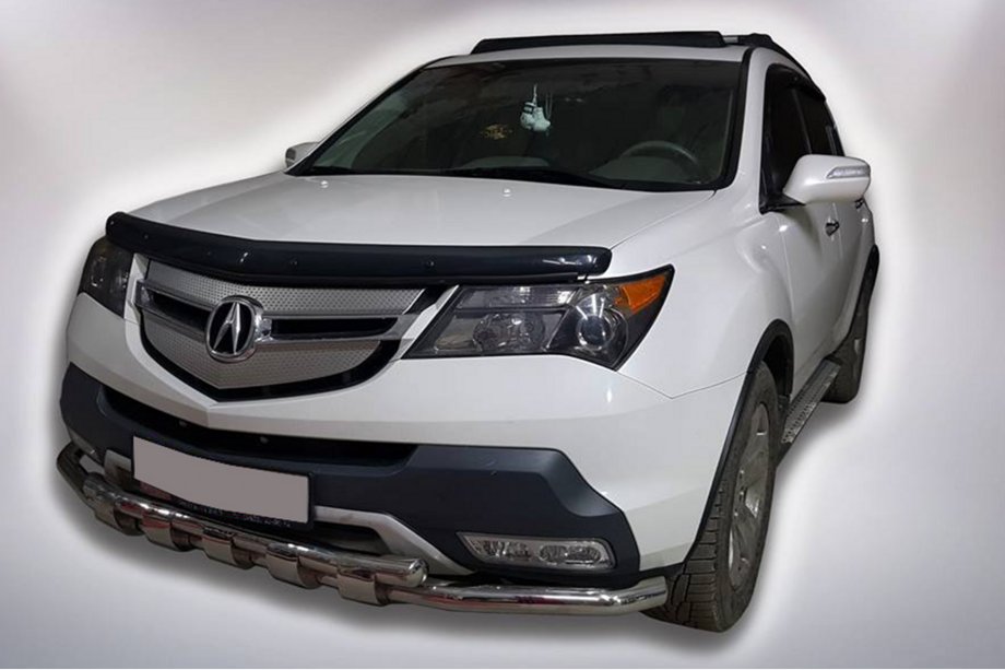 Acura MDX 2007-2013 рр. Передній захист B1-47 (нерж) Фото 2