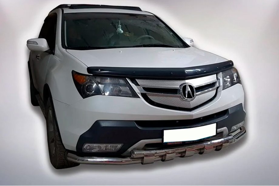 Acura MDX 2007-2013 рр. Передній захист B1-47 (нерж) Фото 1