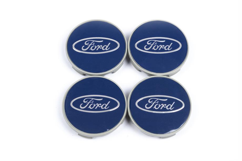 Ford Ковпачки на диски 69/64мм сині (4 шт) Фото 2