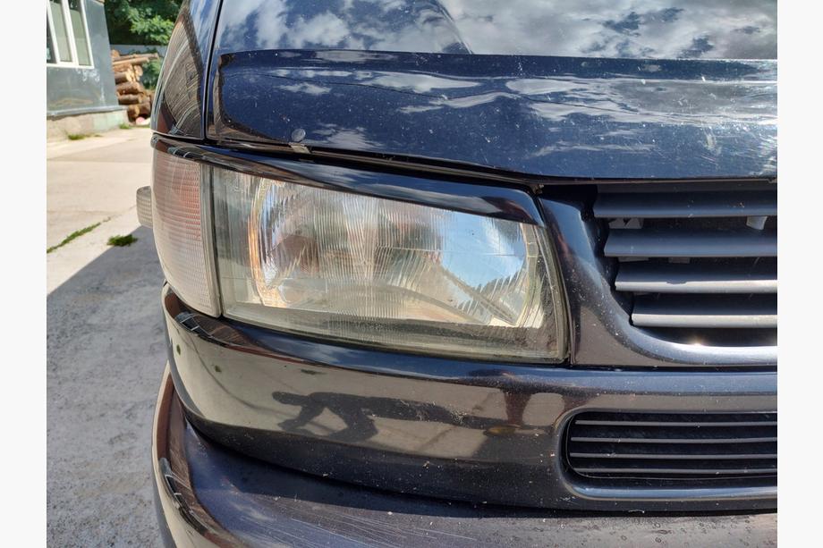 Volkswagen T4 Transporter 1990-2003 рр. Вії Прямий капот (2 шт) Чорний мат Фото 3