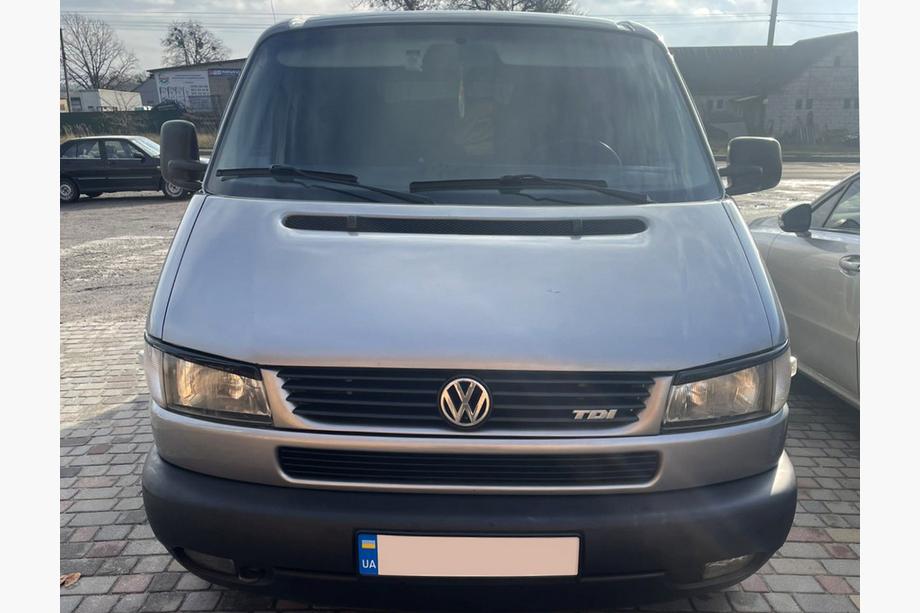 Volkswagen T4 Transporter 1990-2003 рр. Вії Косою капот (2 шт) Чорний мат Фото 3