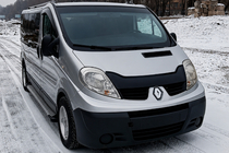 Renault Trafic 2001-2015 рр. Бокові пороги X5-тип (2 шт, алюм.) фото 2