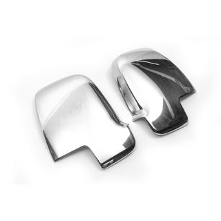 Накладки на дзеркала (2 шт., нерж) Mercedes Sprinter W907/W910 2018- рр. фото 4