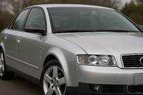 Audi A4 B6 2000-2004 рр. Накладки на дзеркала (2 шт., карбон) фото 3