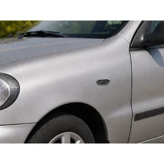 Решітка на повторювач Овал (2 шт, ABS) Daewoo Lanos 1998-2017 рр. фото 1