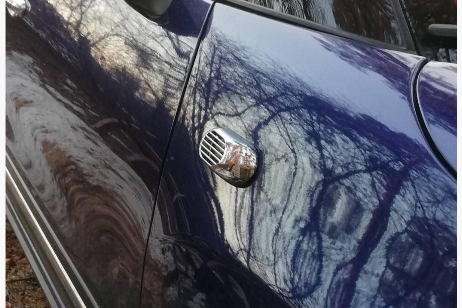 Fiat 500/500L 2013-2022 рр. Решітка на повторювач Овал (2 шт, ABS) Image