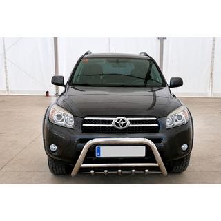 Кенгурятник WT003 (нерж) Toyota Rav 4 2006-2013 рр. фото 1