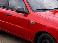 Daewoo Lanos 1998-2017 рр. Решітка на повторювач Прямокутник (2 шт, ABS) фото 1