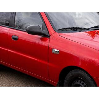 Решітка на повторювач Прямокутник (2 шт, ABS) Daewoo Lanos 1998-2017 рр. фото 1