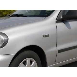 Решітка на повторювач Прямокутник (2 шт, ABS) Daewoo Lanos 1998-2017 рр. фото 2