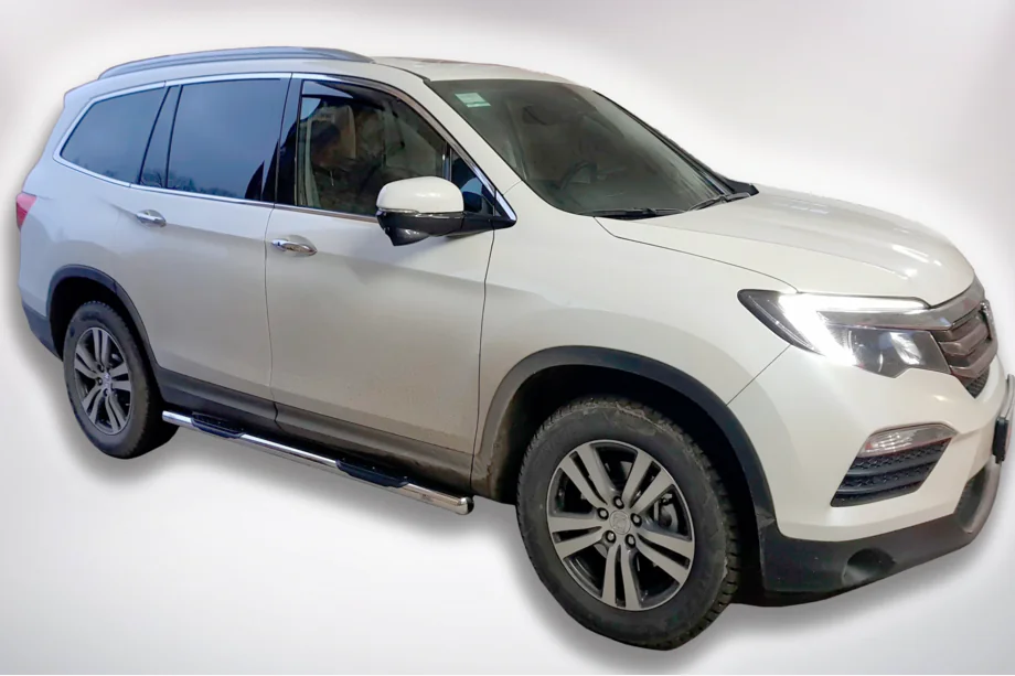 Honda Pilot 2015-2022 рр. Бічні труби (2 шт., нерж)