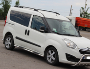 Opel Combo 2012-2018 рр. Бічні труби (2 шт., нерж) 70 мм, коротка база фото 3