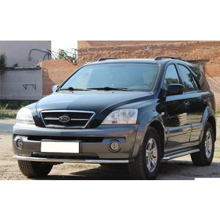 Передній захист ST008 (нерж) Kia Sorento I BL 2002-2009 рр. фото 1