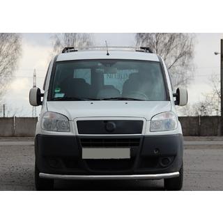 Передній захист ST008 (нерж) Fiat Doblo I 2001-2005 рр. фото 2
