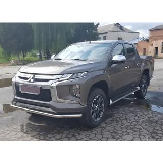 Передній захист ST008 (нерж) фото 1