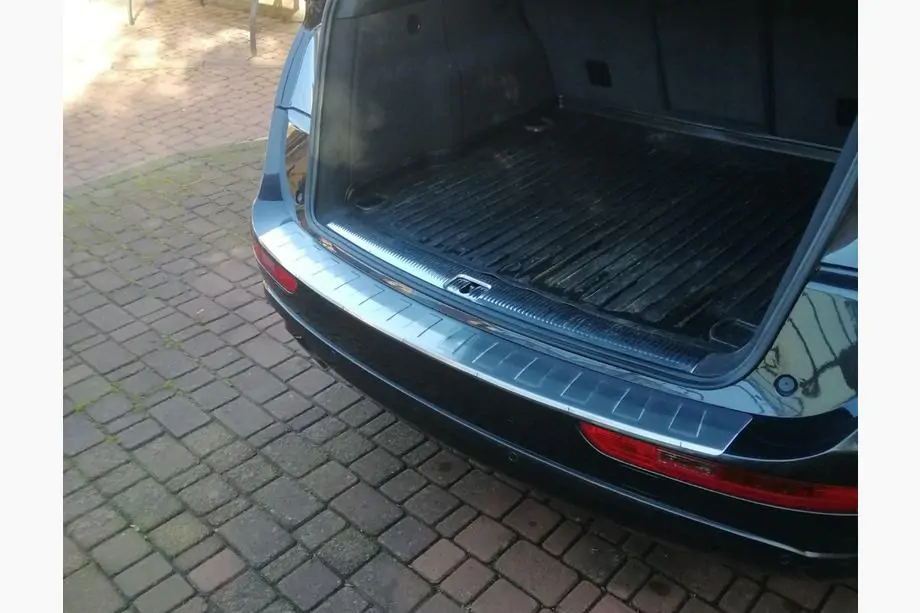 Audi Q5 2008-2017 рр. Накладка на задній бампер OmsaLine (нерж.) Image