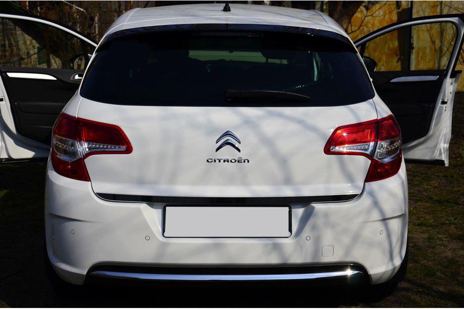 Citroen C-4 2010-2018 рр. Накладка на кромку багажника (нерж.) Фото 3